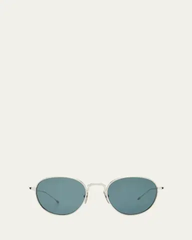 Thom Browne Men's Titanium Round Sunglasses | Thumbnail 6