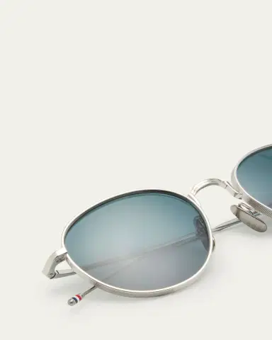Thom Browne Men's Titanium Round Sunglasses | Thumbnail 10