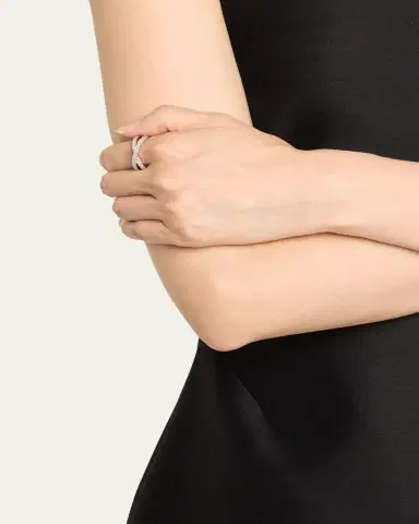 Lana 14K Gold Flawless Diamond Vanity Crisscross Ring | Thumbnail 2