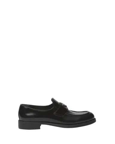 Prada Leather Slip-On Loafers | Thumbnail 1