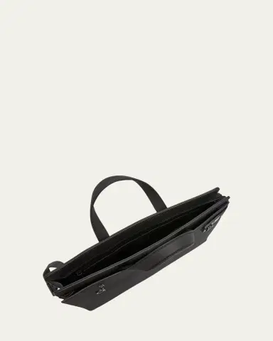 Ferragamo Men's Medium Leather Briefcase | Thumbnail 4 Ferragamo Men's Medium Leather Briefcase | Thumbnail 4