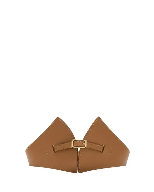 Vaincourt Paris La Remarquable Wide Leather Belt