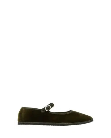 Vibi Venezia Velvet Mary Jane Ballerina Flats | Thumbnail 1