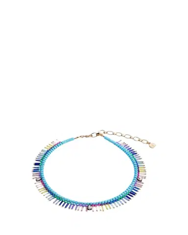 Elsie Frieda On The Fringe Necklace with Bugle Beads and Crystals | Thumbnail 1 Elsie Frieda On The Fringe Necklace with Bugle Beads and Crystals | Thumbnail 1