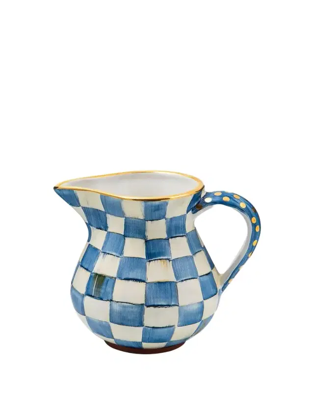 Royal Check Portly Pitcher, 52 oz.
