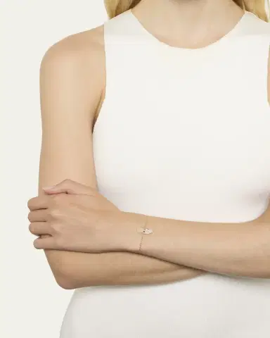 JIA JIA Crystal Quartz Gold Chain Bracelet | Thumbnail 2 JIA JIA Crystal Quartz Gold Chain Bracelet | Thumbnail 2