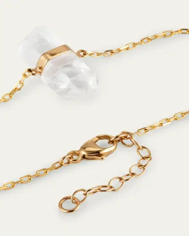 JIA JIA Crystal Quartz Gold Chain Bracelet | Thumbnail 4 JIA JIA Crystal Quartz Gold Chain Bracelet | Thumbnail 4