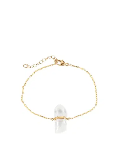 JIA JIA Crystal Quartz Gold Chain Bracelet | Thumbnail 1 JIA JIA Crystal Quartz Gold Chain Bracelet | Thumbnail 1