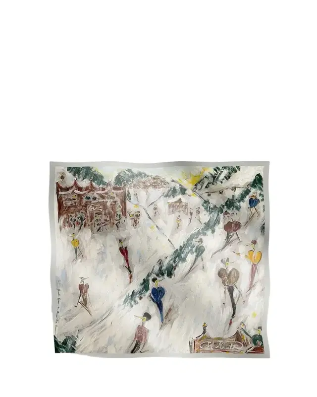 St. Moritz Silk Square Scarf