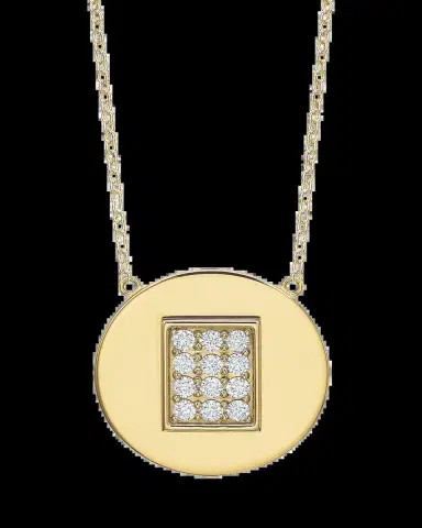 Tracee Nichols 14K Gold Diamond Birthstone Necklace | Thumbnail 2 Tracee Nichols 14K Gold Diamond Birthstone Necklace | Thumbnail 2