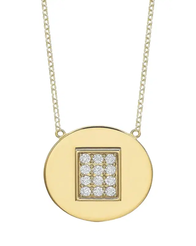 Tracee Nichols 14K Gold Diamond Birthstone Necklace