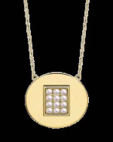 Tracee Nichols 14K Gold Pearl Birthstone Necklace | Thumbnail 2 Tracee Nichols 14K Gold Pearl Birthstone Necklace | Thumbnail 2