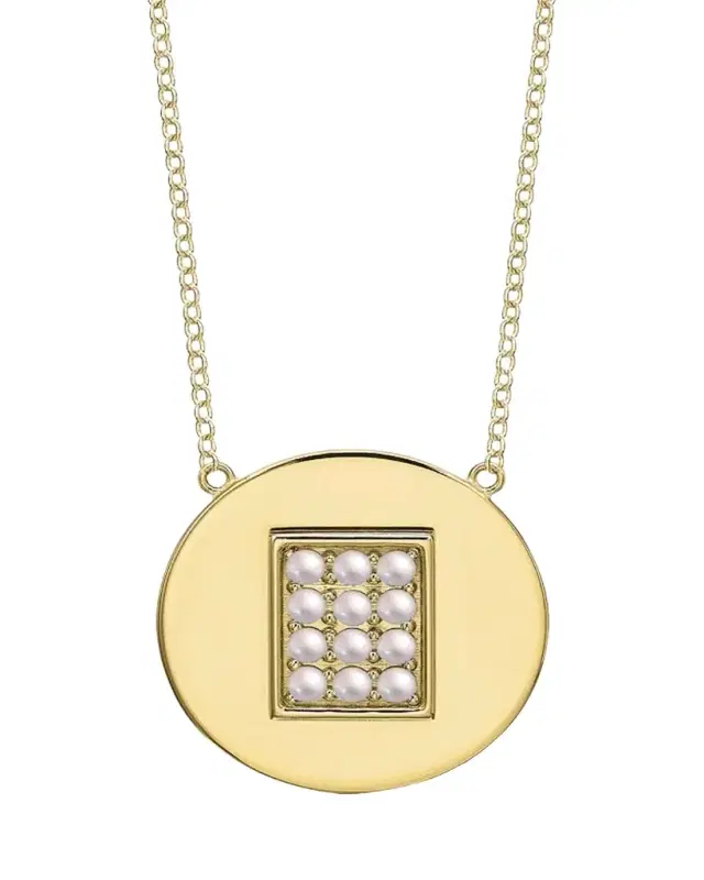 Tracee Nichols 14K Gold Pearl Birthstone Necklace