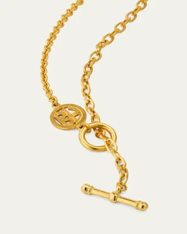 Ben-Amun Arielle Gold Lariat Toggle Necklace | Thumbnail 4