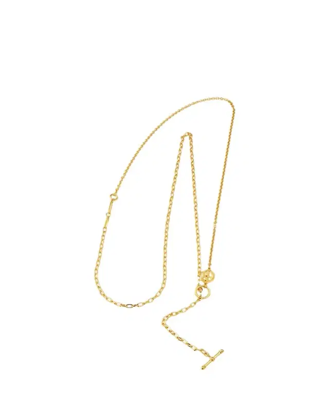Arielle Gold Lariat Toggle Necklace
