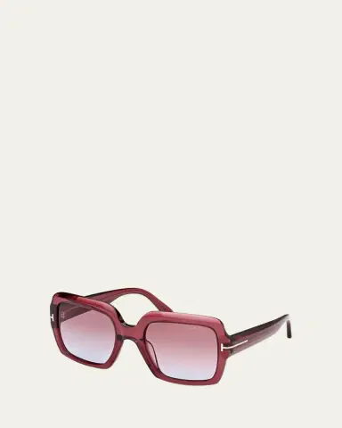 Tom Ford Kaya Beveled Acetate Square Sunglasses | Thumbnail 2 Tom Ford Kaya Beveled Acetate Square Sunglasses | Thumbnail 2