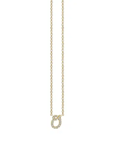 Sydney Evan 14k Diamond Pave Initial Necklace | Thumbnail 1 Sydney Evan 14k Diamond Pave Initial Necklace | Thumbnail 1