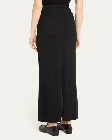 ÉTERNE Emma Cashmere Maxi Knit Skirt | Thumbnail 3