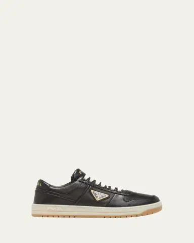 Prada Leather Low-Top Sneakers | Thumbnail 6 Prada Leather Low-Top Sneakers | Thumbnail 6