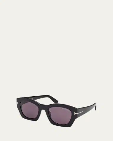TOM FORD Guilliana Acetate Geometric Sunglasses | Thumbnail 2
