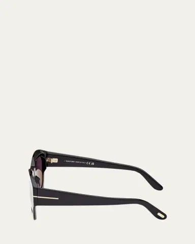 TOM FORD Guilliana Acetate Geometric Sunglasses | Thumbnail 3