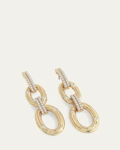 Anabel Aram Jewelry Cubic Zirconia Enchanted Forest Chain Earrings | Thumbnail 3 Anabel Aram Jewelry Cubic Zirconia Enchanted Forest Chain Earrings | Thumbnail 3