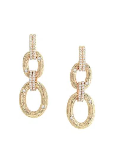 Anabel Aram Jewelry Cubic Zirconia Enchanted Forest Chain Earrings | Thumbnail 1 Anabel Aram Jewelry Cubic Zirconia Enchanted Forest Chain Earrings | Thumbnail 1