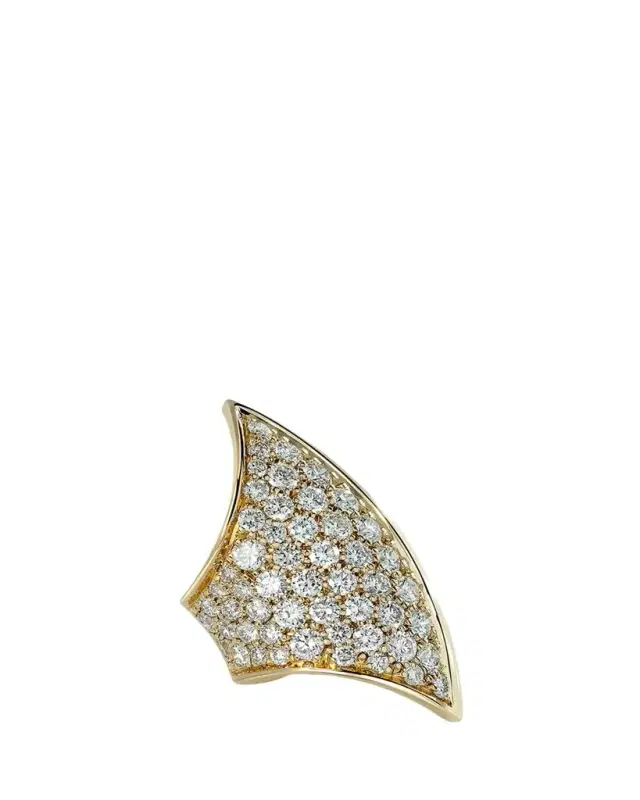 Ergo Diamond Ear Cuff, Single