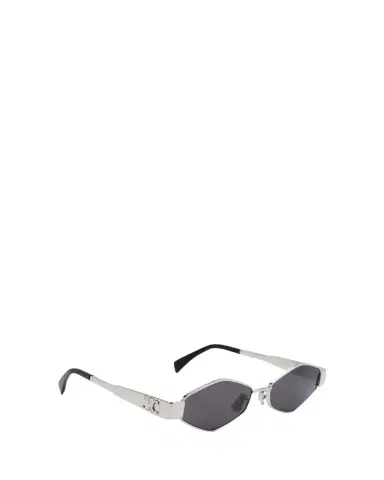 Celine Men's Triomphe Metal and Nylon Oval Sunglasses | Thumbnail 1 Celine Men's Triomphe Metal and Nylon Oval Sunglasses | Thumbnail 1