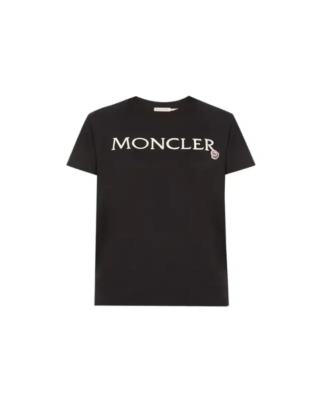 Moncler Embroidered Logo Short-Sleeve T-Shirt