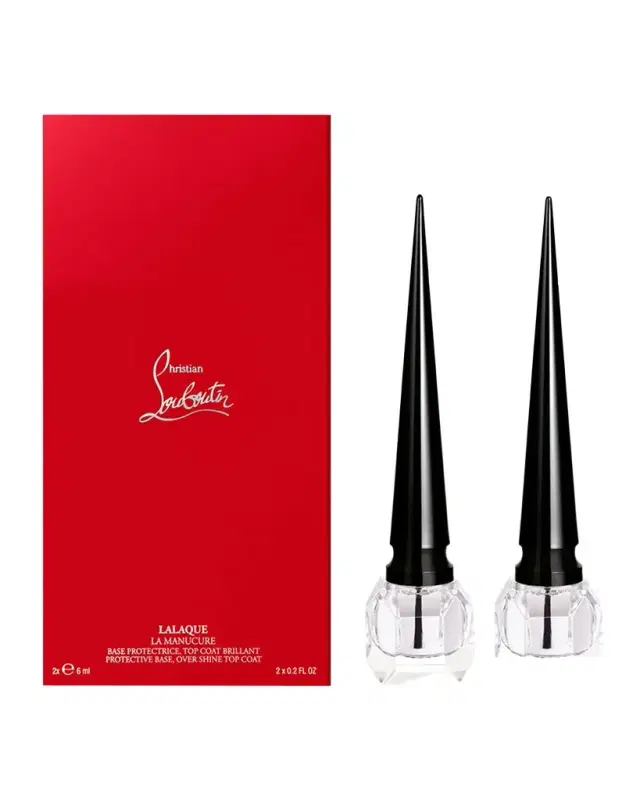 Christian Louboutin Lalaque La Manucure La Base & Le Top Coat, 2 x 0.2 oz.
