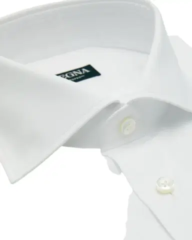 Zegna Men's Trofeo Cotton Dress Shirt | Thumbnail 1 Zegna Men's Trofeo Cotton Dress Shirt | Thumbnail 1