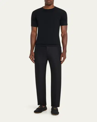 John Smedley Men's Lorca Sea Island Cotton T-Shirt | Thumbnail 2