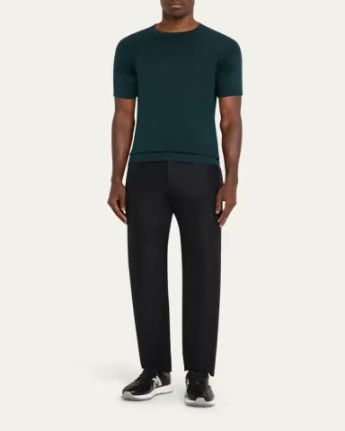 John Smedley Men's Lorca Sea Island Cotton T-Shirt | Thumbnail 6
