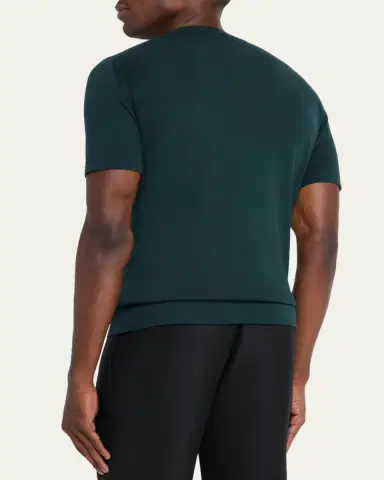 John Smedley Men's Lorca Sea Island Cotton T-Shirt | Thumbnail 7