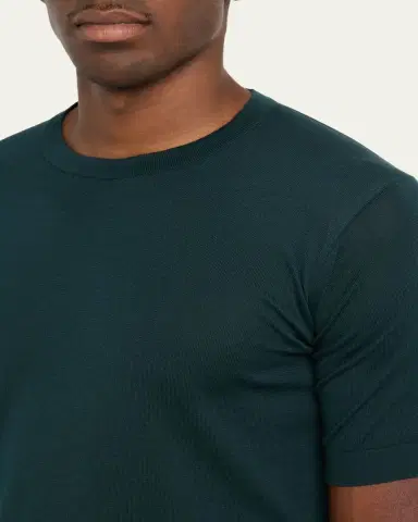 John Smedley Men's Lorca Sea Island Cotton T-Shirt | Thumbnail 9