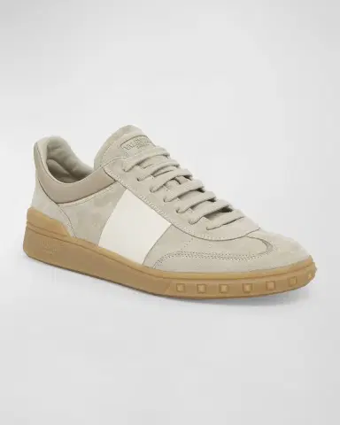Valentino Garavani Upvillage Bicolor Stripe Low-Top Sneakers | Thumbnail 2