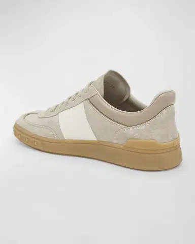 Valentino Garavani Upvillage Bicolor Stripe Low-Top Sneakers | Thumbnail 3