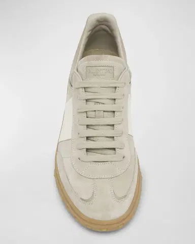 Valentino Garavani Upvillage Bicolor Stripe Low-Top Sneakers | Thumbnail 4
