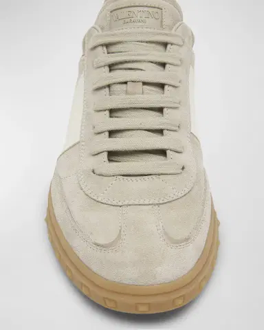 Valentino Garavani Upvillage Bicolor Stripe Low-Top Sneakers | Thumbnail 5