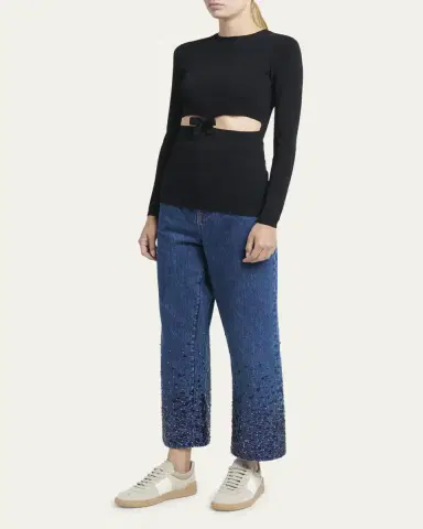 Valentino Garavani Upvillage Bicolor Stripe Low-Top Sneakers | Thumbnail 8