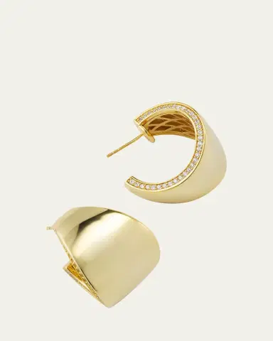 V.BELLAN Nicole Gold-Plated Hoop Earrings | Thumbnail 3 V.BELLAN Nicole Gold-Plated Hoop Earrings | Thumbnail 3