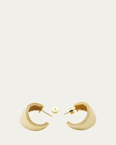 V.BELLAN Nicole Gold-Plated Hoop Earrings | Thumbnail 4 V.BELLAN Nicole Gold-Plated Hoop Earrings | Thumbnail 4