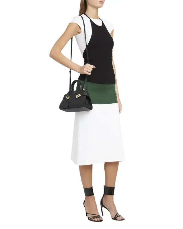 Mini Hug Leather Top-Handle Bag