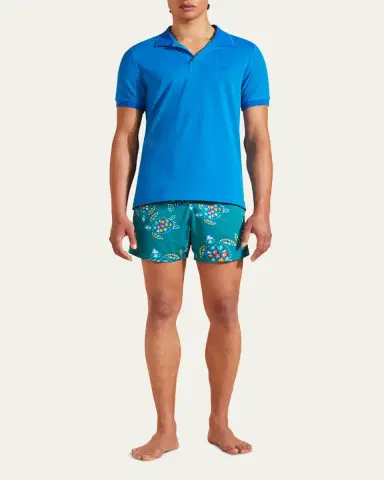 Vilebrequin Men's Pique Polo Shirt | Thumbnail 2