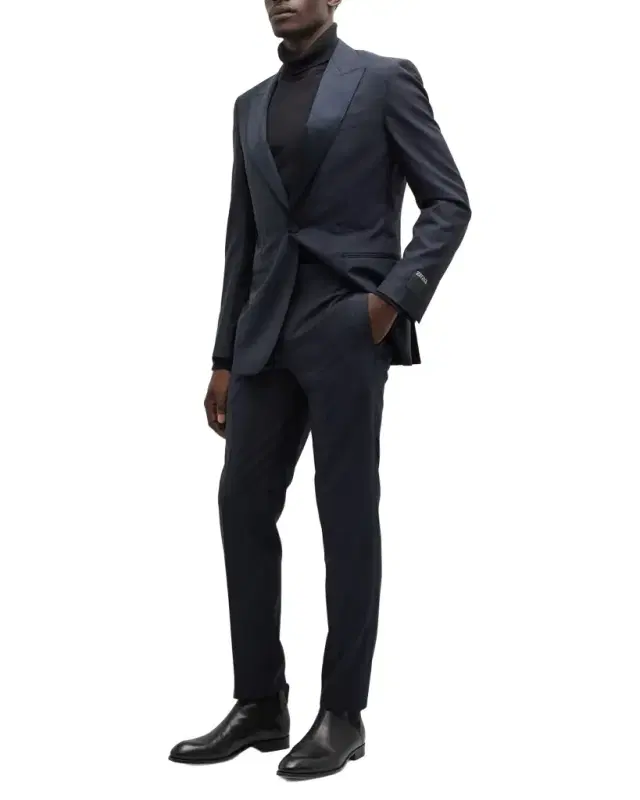 ZEGNA Men's Sartorial Wool and Silk Tuxedo