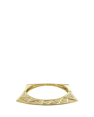Dries Criel 18K Yellow Gold Lotus Bracelet with Diamonds | Thumbnail 1