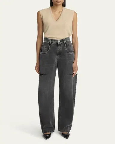 Maison Margiela Slit Denim Pants | Thumbnail 2 Maison Margiela Slit Denim Pants | Thumbnail 2