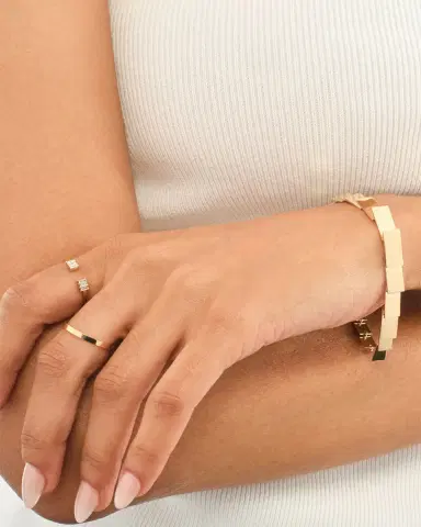 Lana 14K Gold Flat Magic Ring | Thumbnail 2 Lana 14K Gold Flat Magic Ring | Thumbnail 2