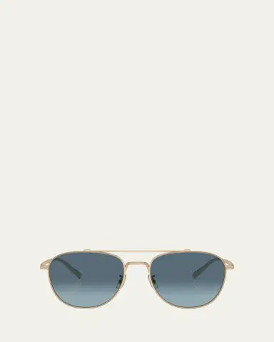 Oliver Peoples Rivetti Titanium Aviator Sunglasses | Thumbnail 4 Oliver Peoples Rivetti Titanium Aviator Sunglasses | Thumbnail 4